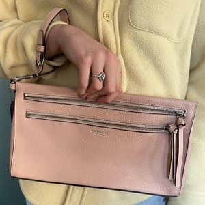 Pink Coach Wristlet